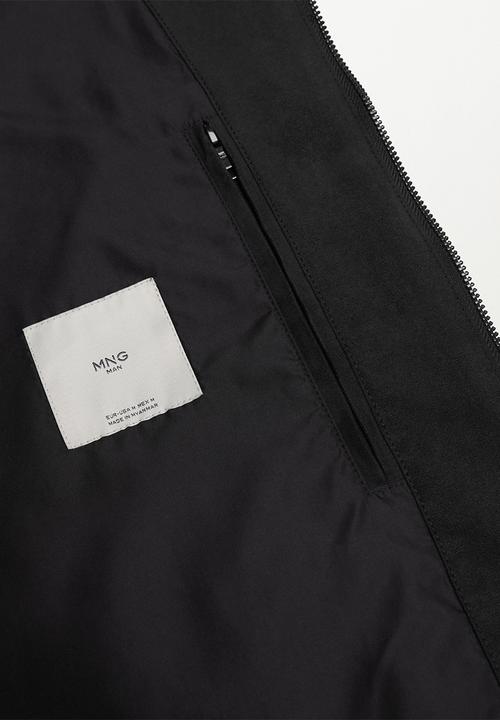 MANGO - Jacket perusa  - black