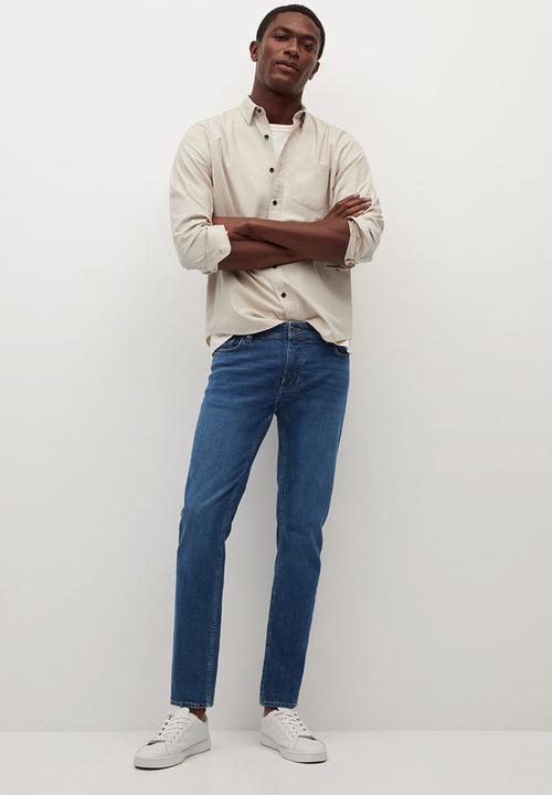 MANGO - Jeans jan - mid blue