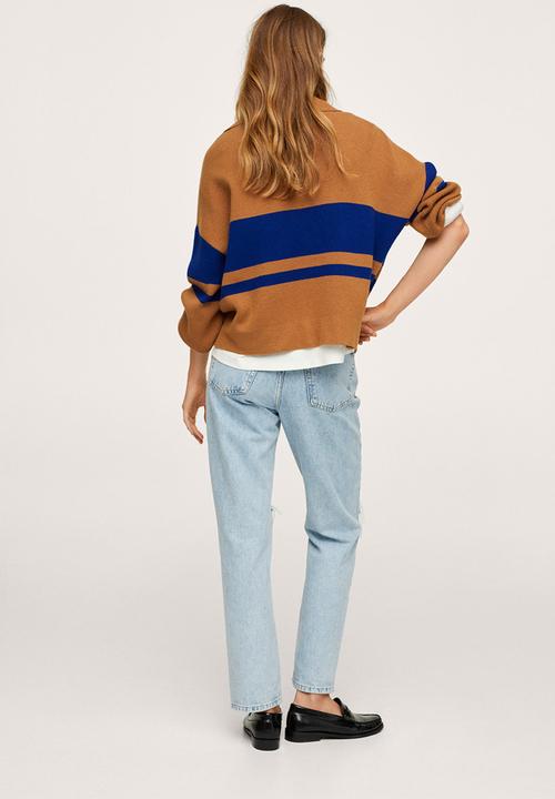 MANGO - Sweater titanic - medium brown