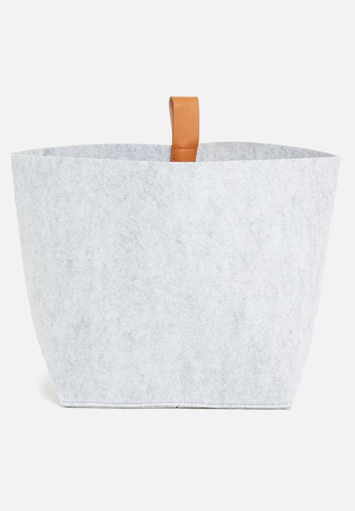 Sixth Floor - Felt basket set of 3 - grey