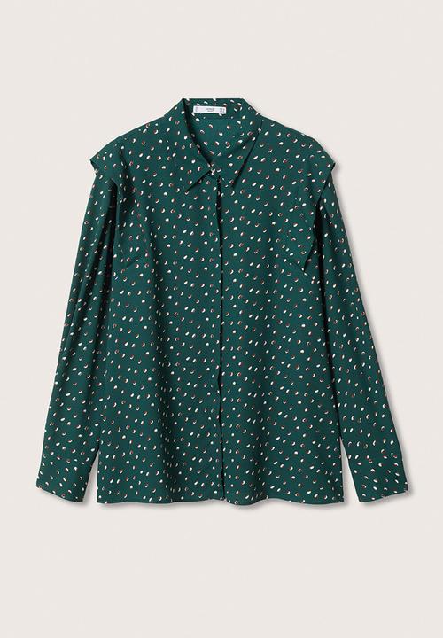 MANGO - Plus blouse cortesan - green