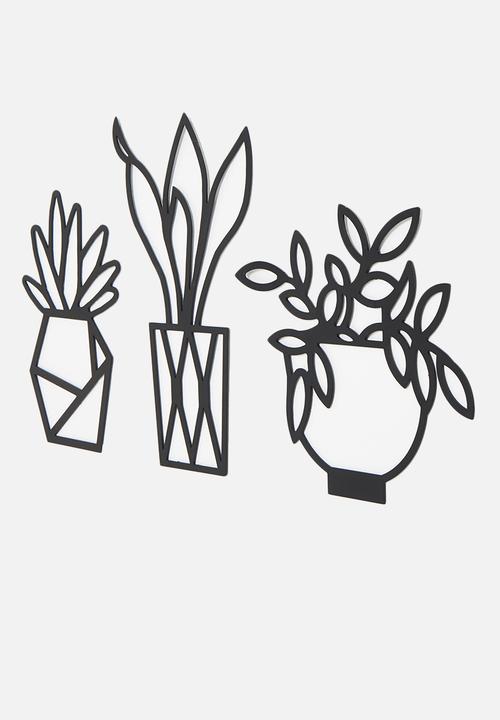 Sixth Floor - Planty wall art - set of 3