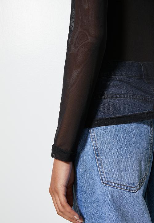 Superbalist - Mesh tee - black