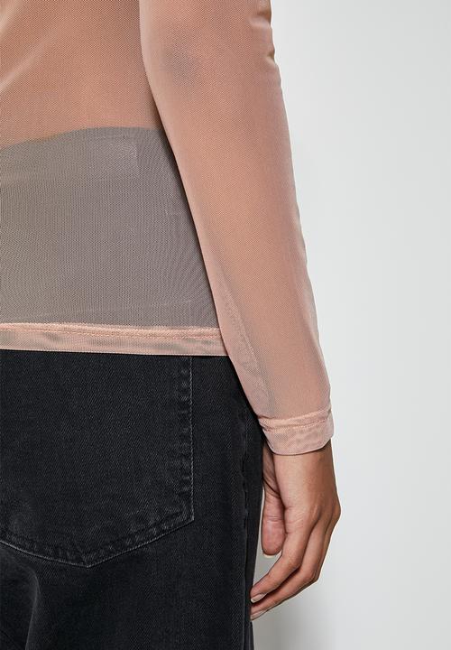 Superbalist - Mesh tee - beige