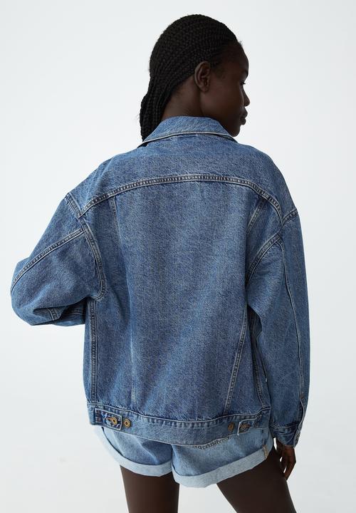 Cotton On - The oversized denim jacket - reef blue