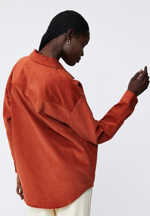Cotton On - The lightweight cord shacket - smoked paprika