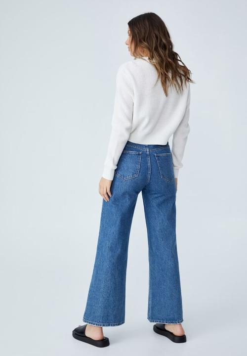 Cotton On - Everyday crop pullover - snow white
