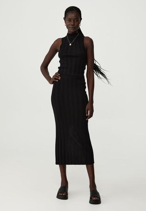Cotton On - Foxy midi skirt - black