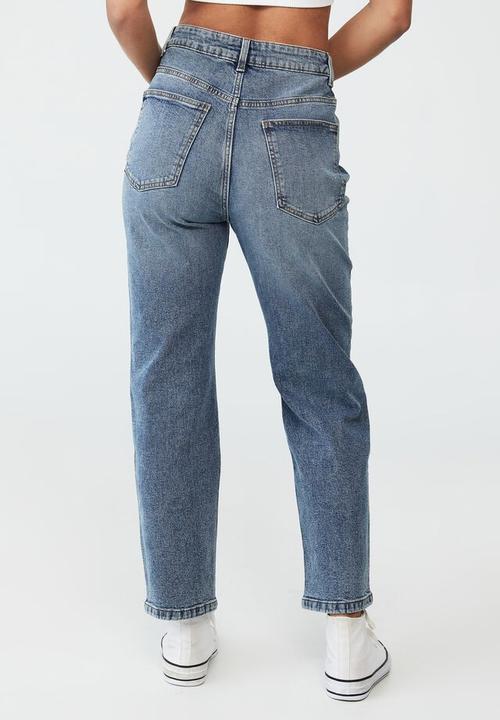 Cotton On - Straight stretch jean - reef blue