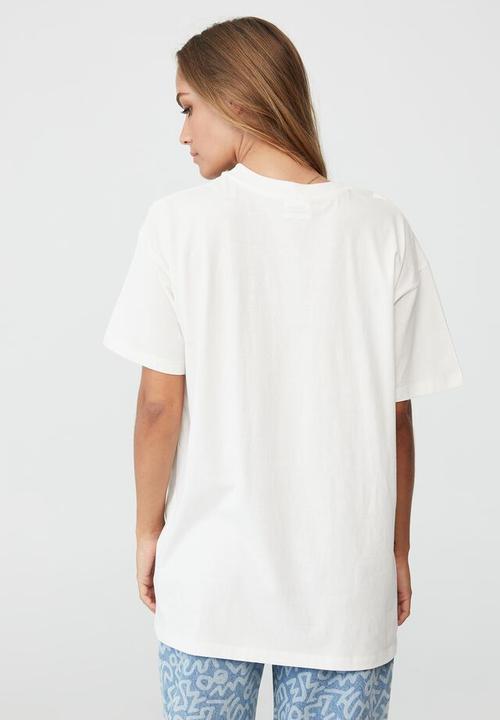 Cotton On - Special edition keith haring tee - lcn kh keith haring new york/vintage white