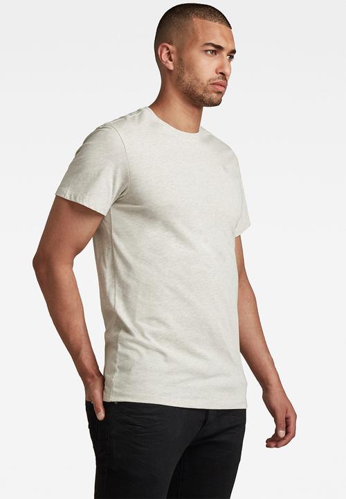 G-STAR - Base-s r t short sleeve - whitebait heather