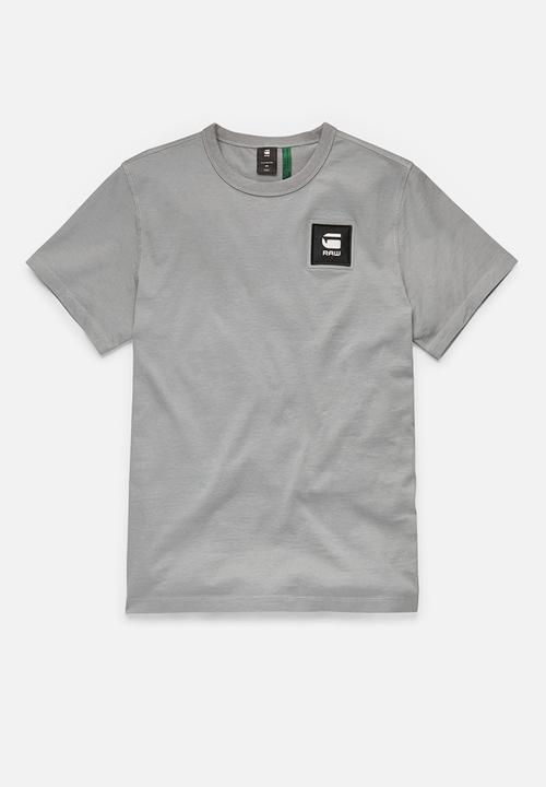 G-STAR - Badge logo+ r t short sleeve - charcoal