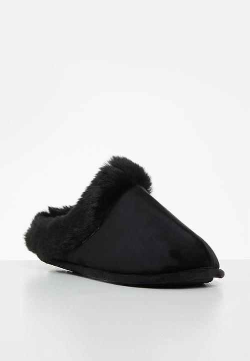 Hush Puppies - Virginia slipper - black 