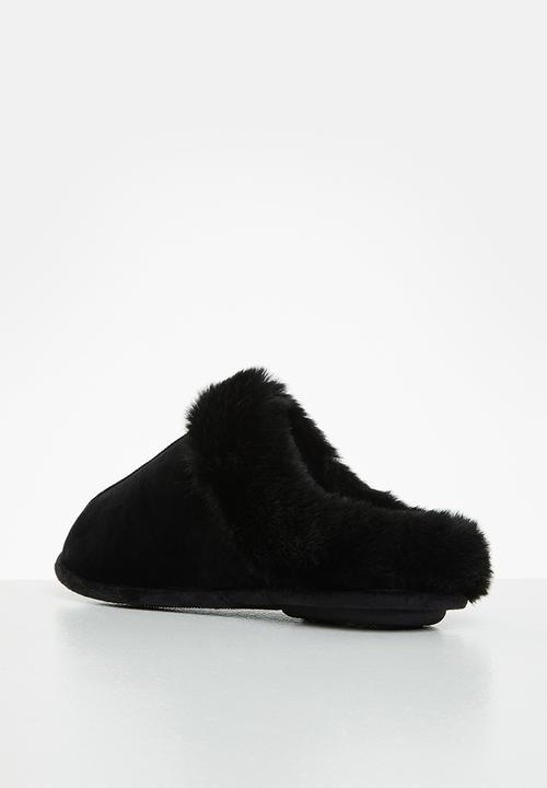 Hush Puppies - Virginia slipper - black 