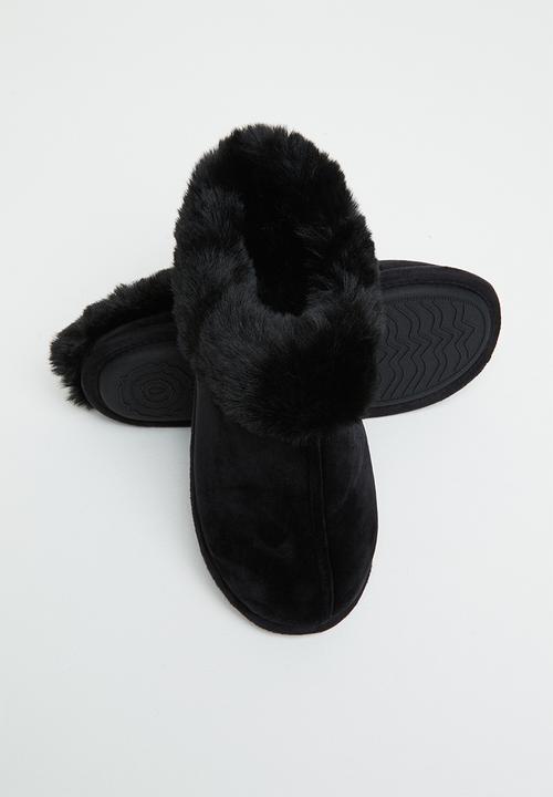 Hush Puppies - Virginia slipper - black 