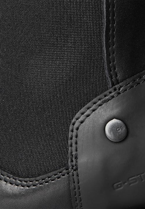 G-STAR - Tacoma ii chelsea leather w - black
