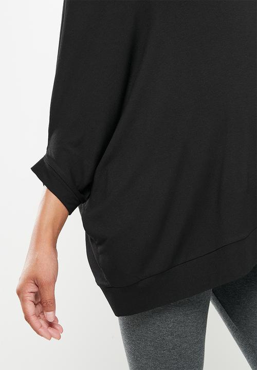 edit Maternity - Maternity cloak  sleeve top - black