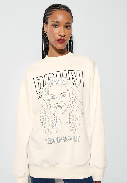 Superbalist - Drum crew sweat - ecru