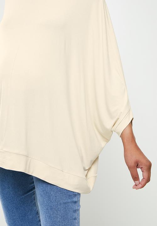 edit Maternity - Maternity cloak  sleeve top - cream