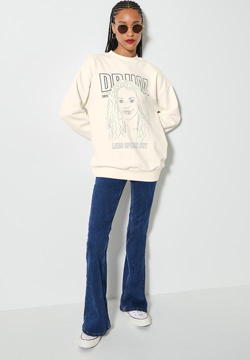 Superbalist - Drum crew sweat - ecru