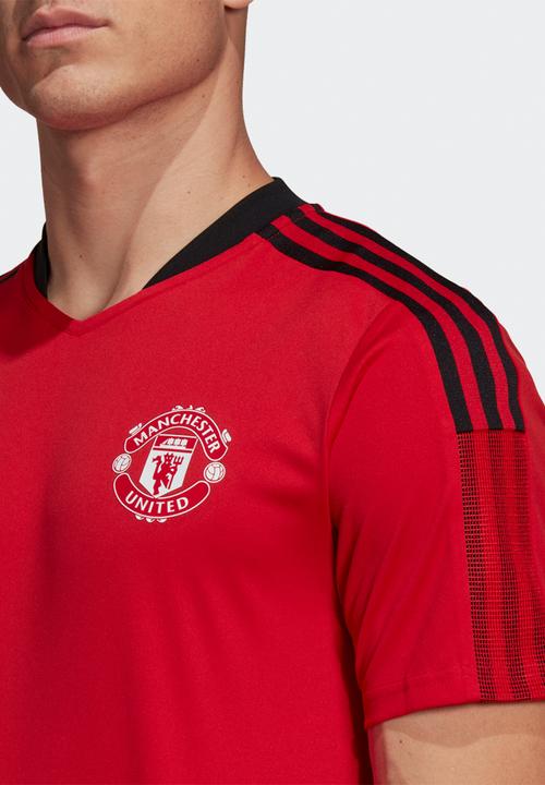 adidas Performance - MANCHESTER UNITED TIRO TRAINING JERSEY - team colleg red