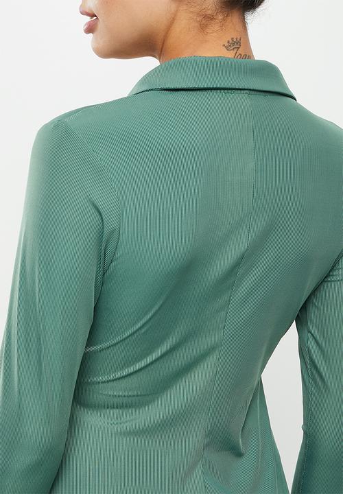Superbalist - Maternity flare wrap midi dress - sea pine