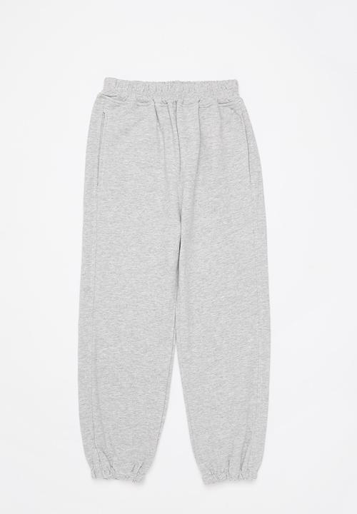 Pop Candy - Girls 2 pack joggers - grey/light pink