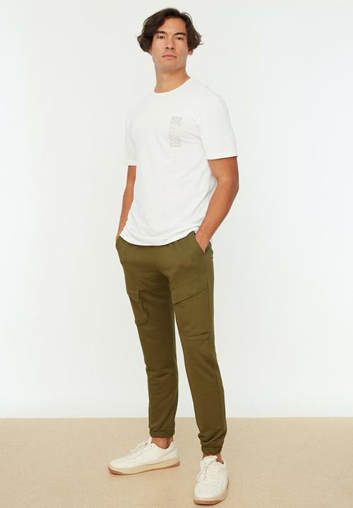 Trendyol - Cuffed cargo jogger - khaki