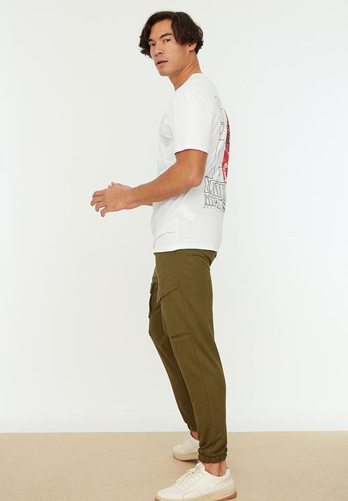 Trendyol - Cuffed cargo jogger - khaki