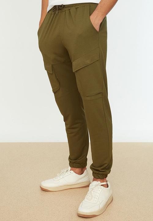 Trendyol - Cuffed cargo jogger - khaki