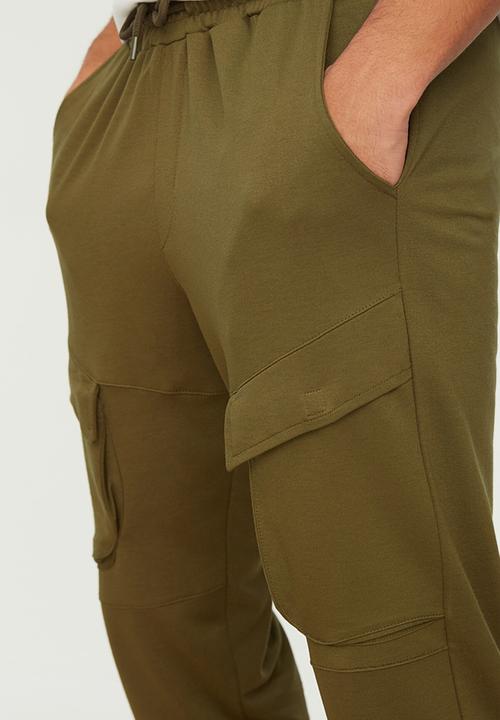 Trendyol - Cuffed cargo jogger - khaki