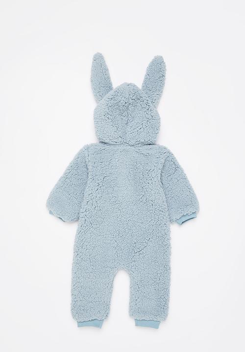 Pop Candy - Baby bunny romper - blue