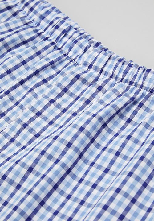 Pop Candy - Boys 2 pack check pj sets - multi
