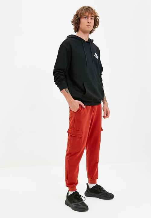 Trendyol - Cuffed cargo jogger - brick