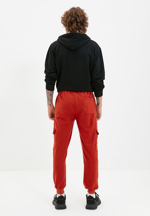 Trendyol - Cuffed cargo jogger - brick