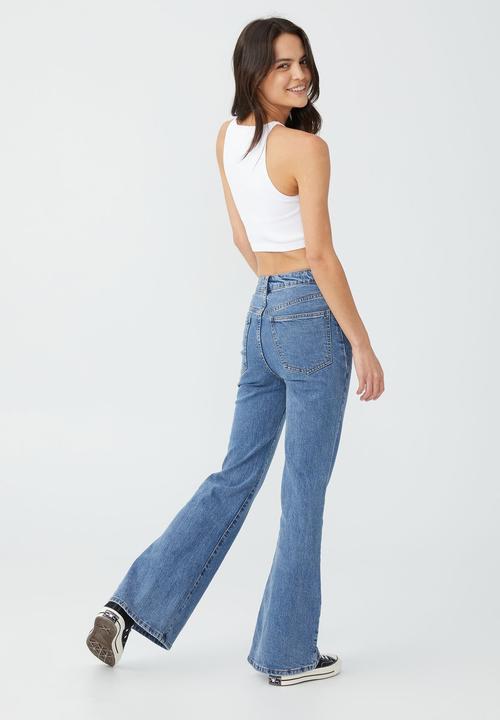 Cotton On - Original flare jean - reef blue