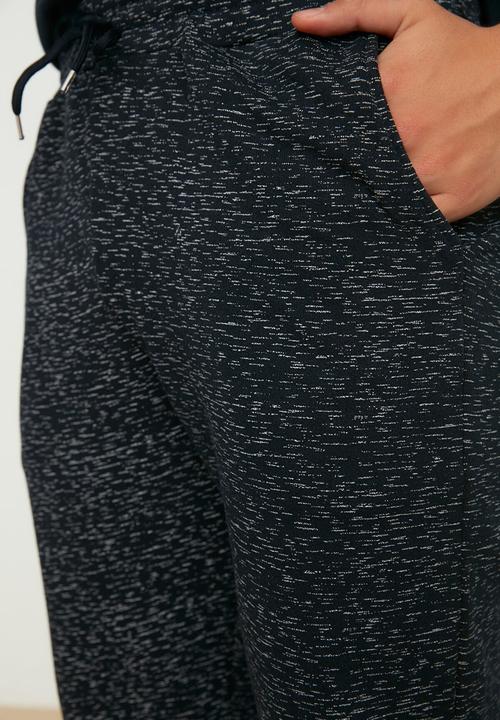 Trendyol - Cuffed washed out regular fit sweatpants - navy