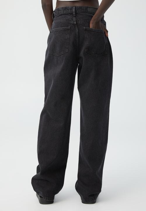 Cotton On - Loose straight jean - graphite black