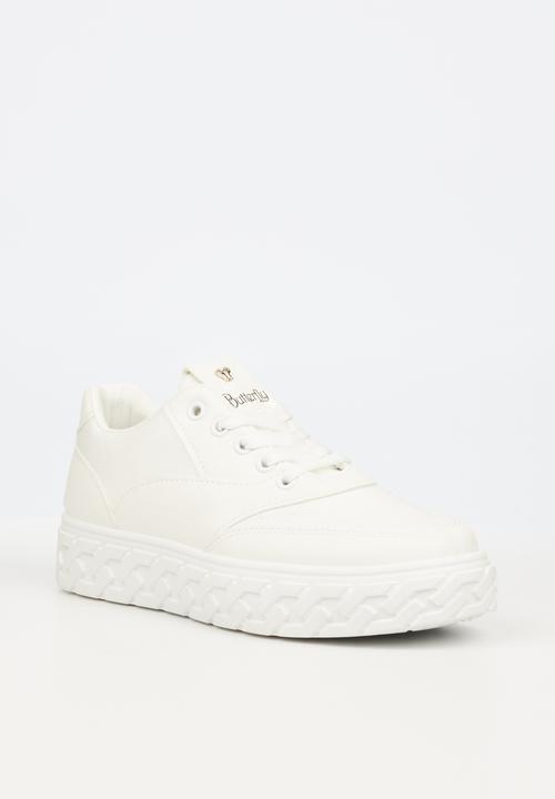 Butterfly Feet - Chain 1 flatform sneaker - white