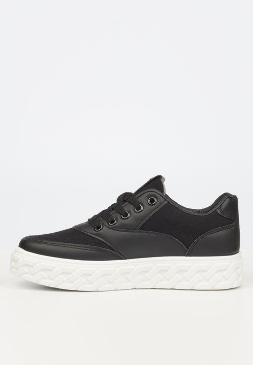 Butterfly Feet - Chain 1 flatform sneaker - black