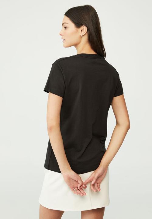 Cotton On - Classic disney T-shirt - lcn dis eeyore/washed black