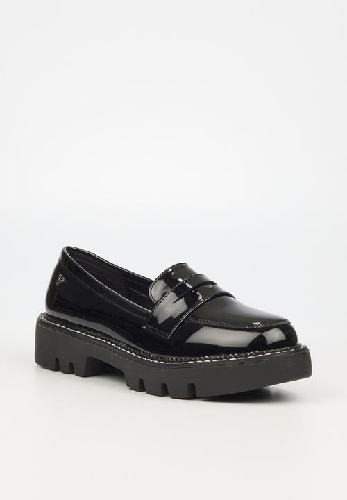 Butterfly Feet - Rileigh 1 lug sole loafer - black