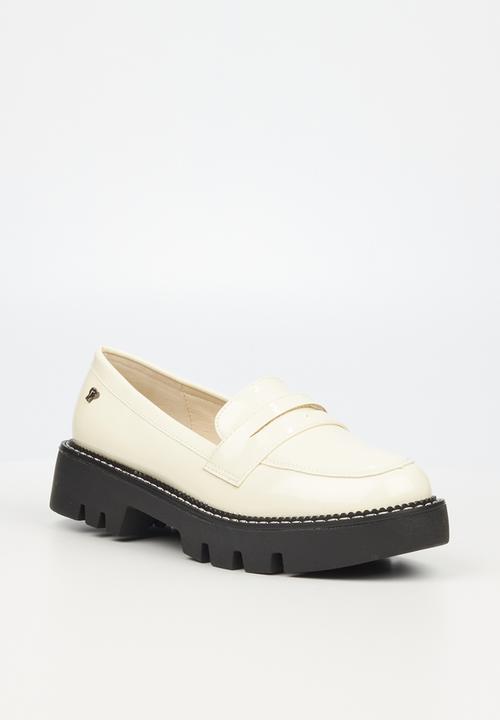Butterfly Feet - Rileigh 1 lug sole loafer - bone