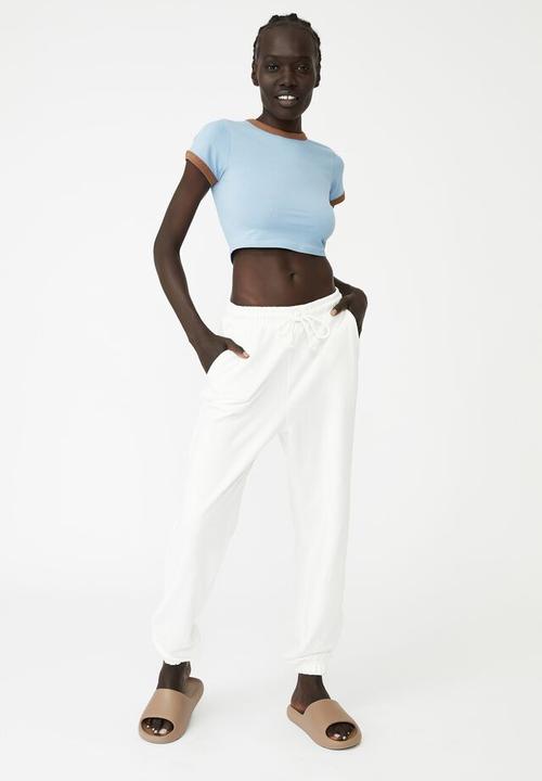 Cotton On - Classic trackpant - off white