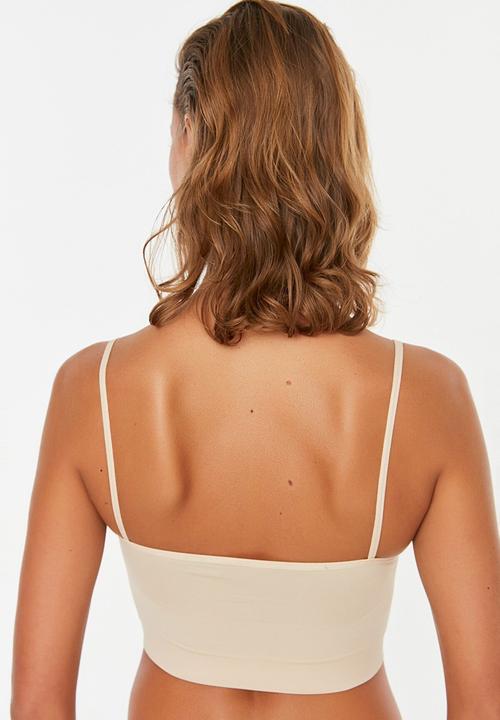 Trendyol - Rope strap bustier - skin