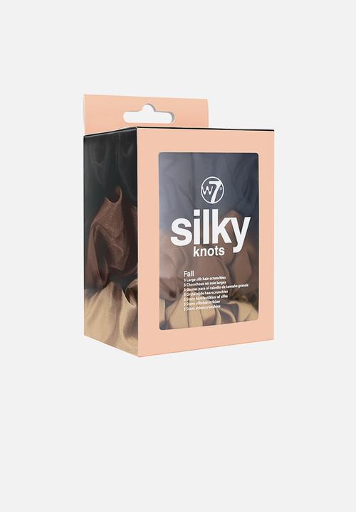 W7 Cosmetics - Silky Knots Hair Scrunchies 3 Pack - Fall Collection