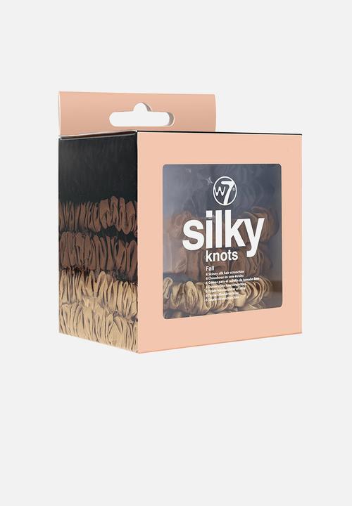 W7 Cosmetics - Silky Knots Hair Scrunchies 6 Pack - Fall Collection