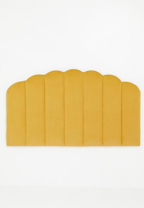 Sixth Floor - Sloped Panel headboard - mustard