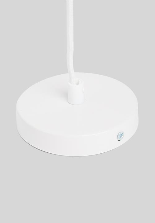 Sixth Floor - Como bowl pendant - white