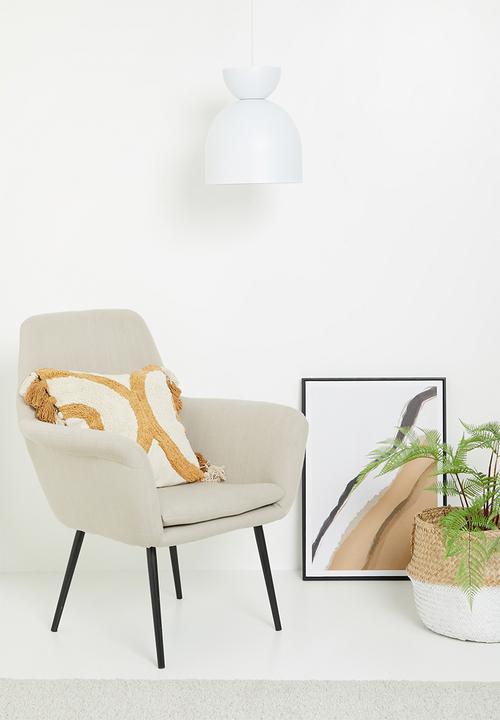 Sixth Floor - Como bowl pendant - white